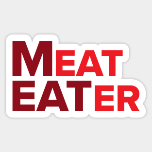 Meat Eater Sticker